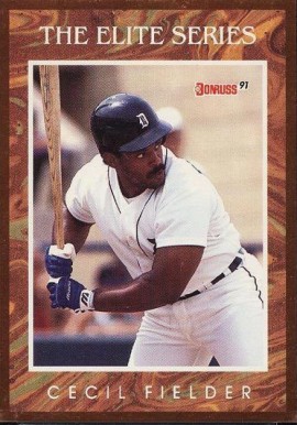 1991 Donruss Elite Cecil Fielder #6 Baseball Card