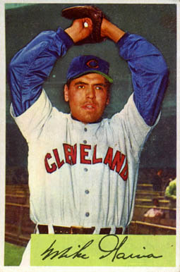 1954 Bowman Mike Garcia #100 Baseball Card