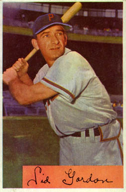 1954 Bowman Sid Gordon #11 Baseball Card