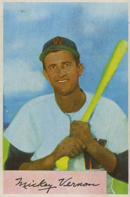 1954 Bowman Mickey Vernon #152 Baseball Card