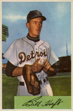 1954 Bowman Bill Hoeft #167 Baseball Card