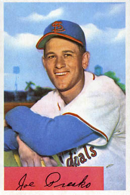 1954 Bowman Joe Presko #190 Baseball Card