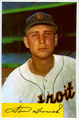 1954 Bowman Steve Gromek #199 Baseball Card