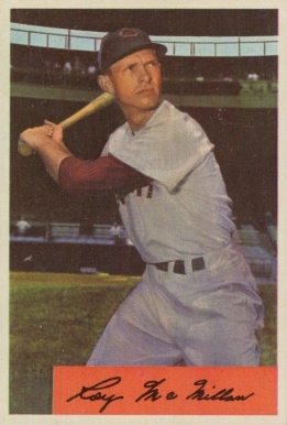 1954 Bowman Roy McMillan #12a Baseball Card