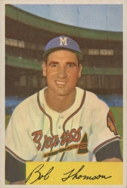 1954 Bowman Bob Thomson #201 Baseball Card