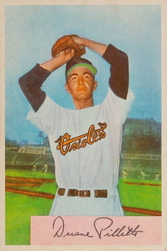 1954 Bowman Duane Pillette #133 Baseball Card
