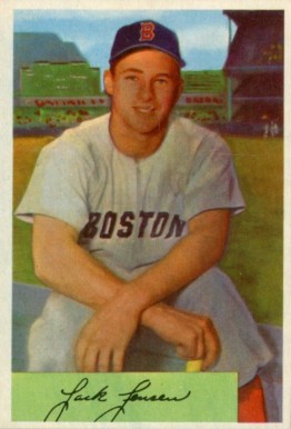 1954 Bowman Jack Jensen #2 Baseball Card