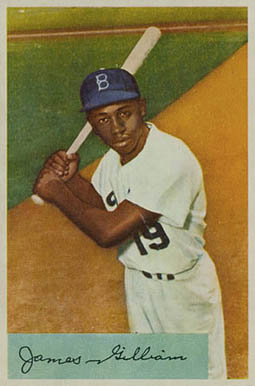 1954 Bowman Jim Gilliam #74 Baseball Card