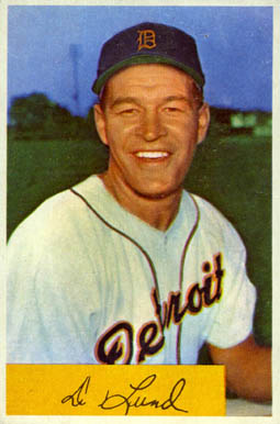 1954 Bowman Don Lund #87 Baseball Card