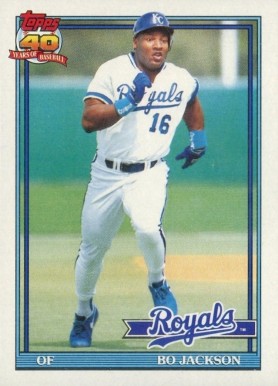 1991 Topps Bo Jackson #600 Baseball Card