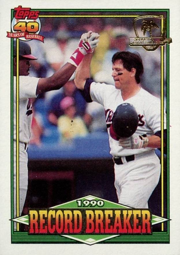 1991 Topps Desert Shield Carlton Fisk #3 Baseball Card