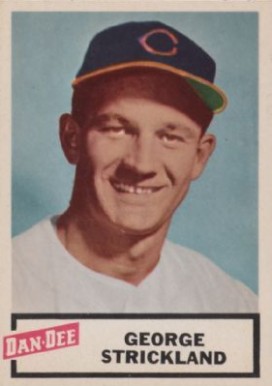1954 Dan-Dee Potato Chips George Strickland #25 Baseball Card