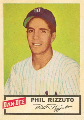 1954 Dan-Dee Potato Chips Phil Rizzuto #19 Baseball Card