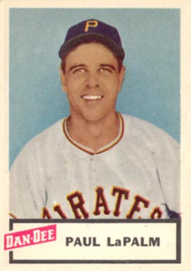 1954 Dan-Dee Potato Chips Paul LaPalm #14 Baseball Card