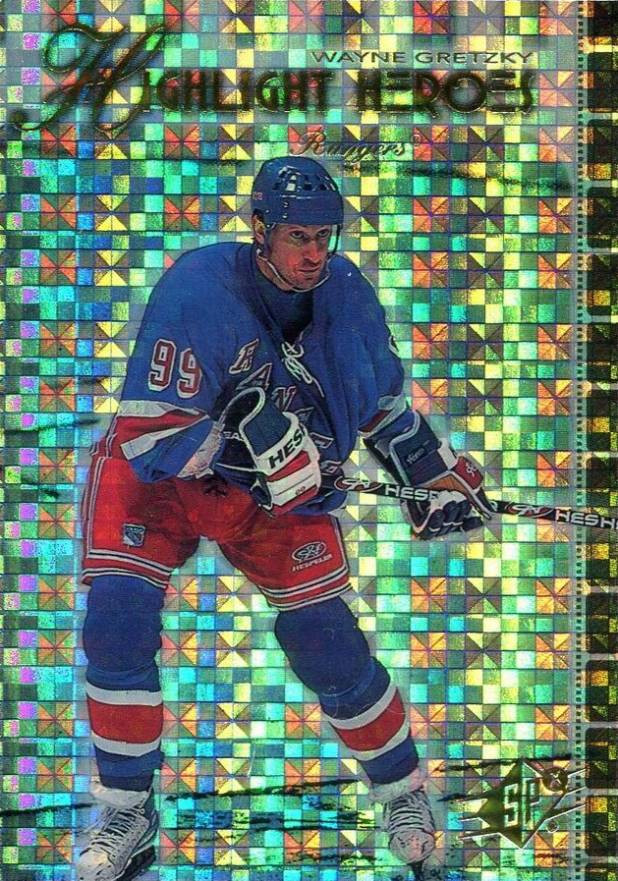 1999 SPx Highlight Heroes Wayne Gretzky #HH1 Hockey Card