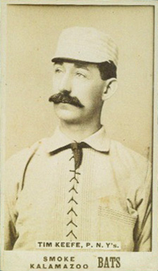 1887 Kalamazoo Bats Tim Keefe, P. N.Y's. # Baseball Card