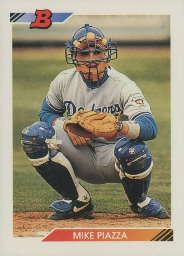 1992 Bowman Mike Piazza #461 Baseball Card