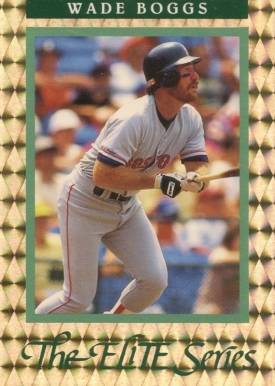 1992 Donruss Elite Wade Boggs #9 Baseball Card