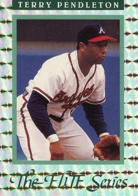 1992 Donruss Elite Terry Pendleton #16 Baseball Card
