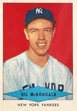 1954 Red Heart Dog Food Gil McDougald #20 Baseball Card