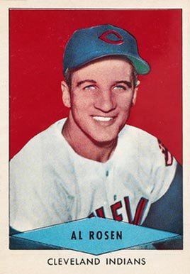 1954 Red Heart Dog Food Al Rosen #25 Baseball Card