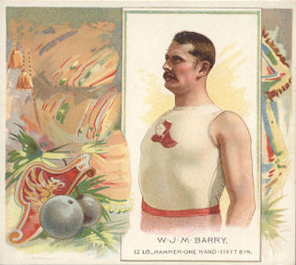 1889 Allen & Ginter W.J.M. Barry #2 Other Sports Card