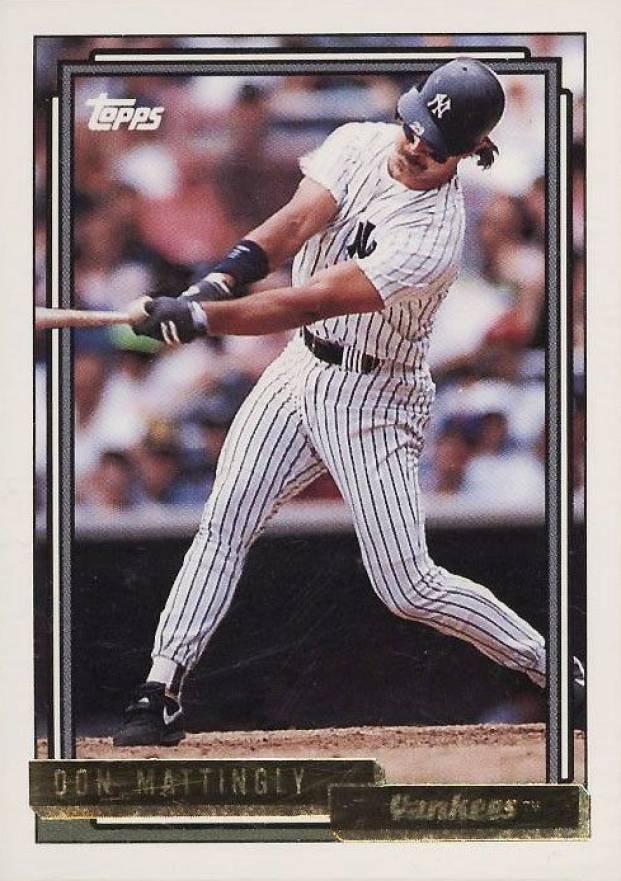 1992 Topps Gold Don Mattingly #300 Baseball Card