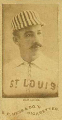 1888 S.F. Hess Big League Arlie Latham. # Baseball Card