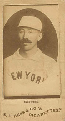 1888 S.F. Hess Big League Buck Ewing. # Baseball Card
