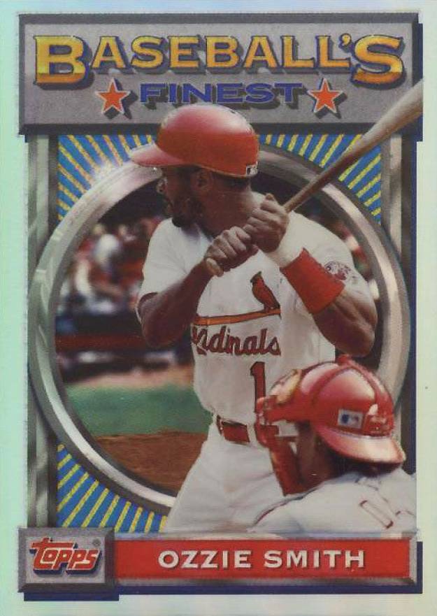 1993 Finest Ozzie Smith #28 Baseball Card