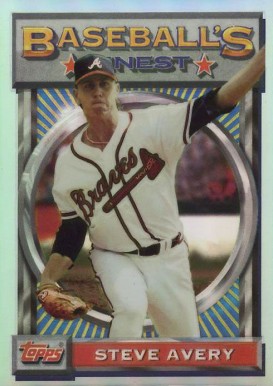1993 Finest Steve Avery #160 Baseball Card