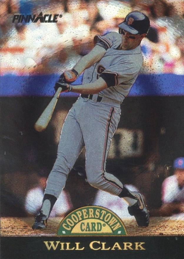 1993 Pinnacle Cooperstown Will Clark #16 Baseball Card