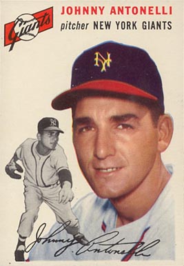 1954 Topps Johnny Antonelli #119 Baseball Card