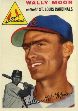 1954 Topps Wally Moon #137 Baseball Card - 67540