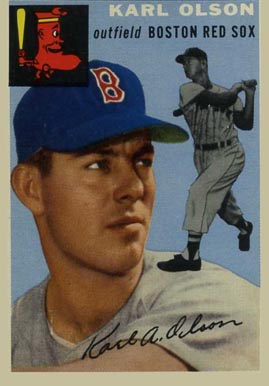 1954 Topps Karl Olson #186 Baseball Card