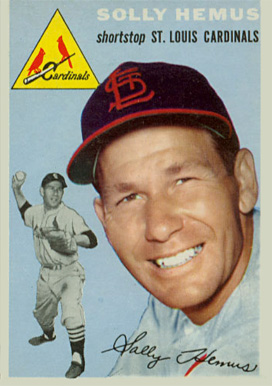 1954 Topps Solly Hemus #117 Baseball Card