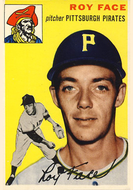 1954 Topps Roy Face #87 Baseball Card