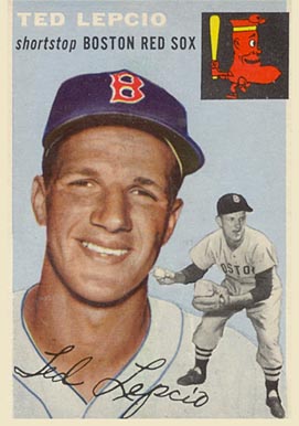 1954 Topps Ted Lepcio #66 Baseball Card