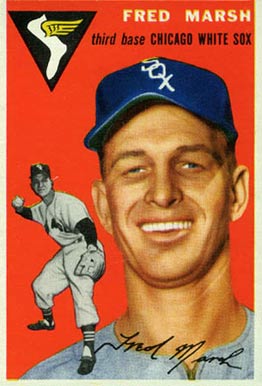 1954 Topps Fred Marsh #218 Baseball Card