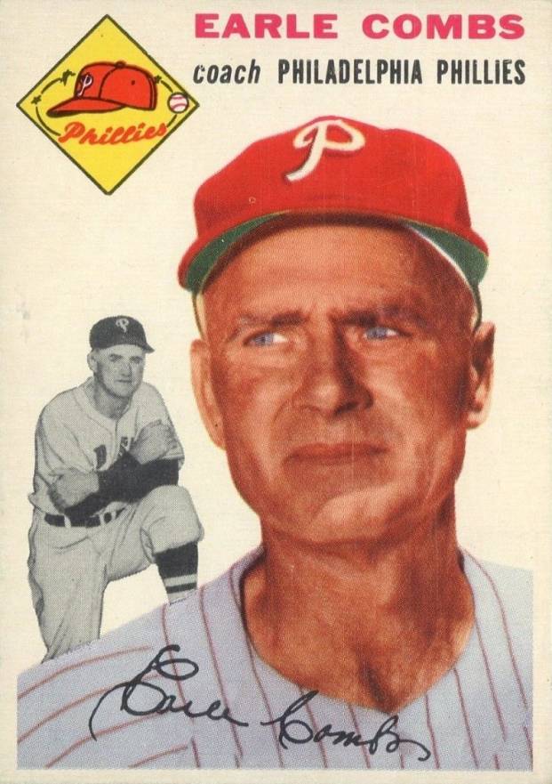 1954 Topps Earle Combs #183 Baseball Card