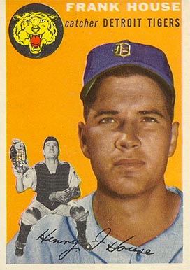 1954 Topps Frank House #163 Baseball Card
