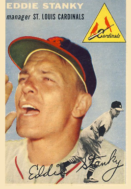 1954 Topps Eddie Stanky #38 Baseball Card