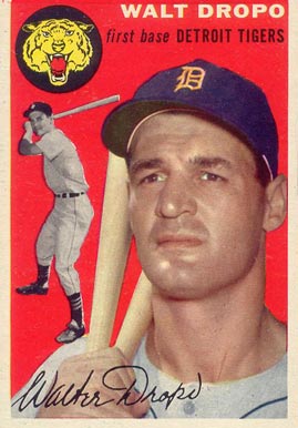 1954 Topps Walt Dropo #18 Baseball Card