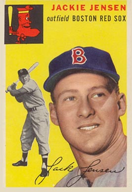 1954 Topps Jackie Jensen #80 Baseball Card
