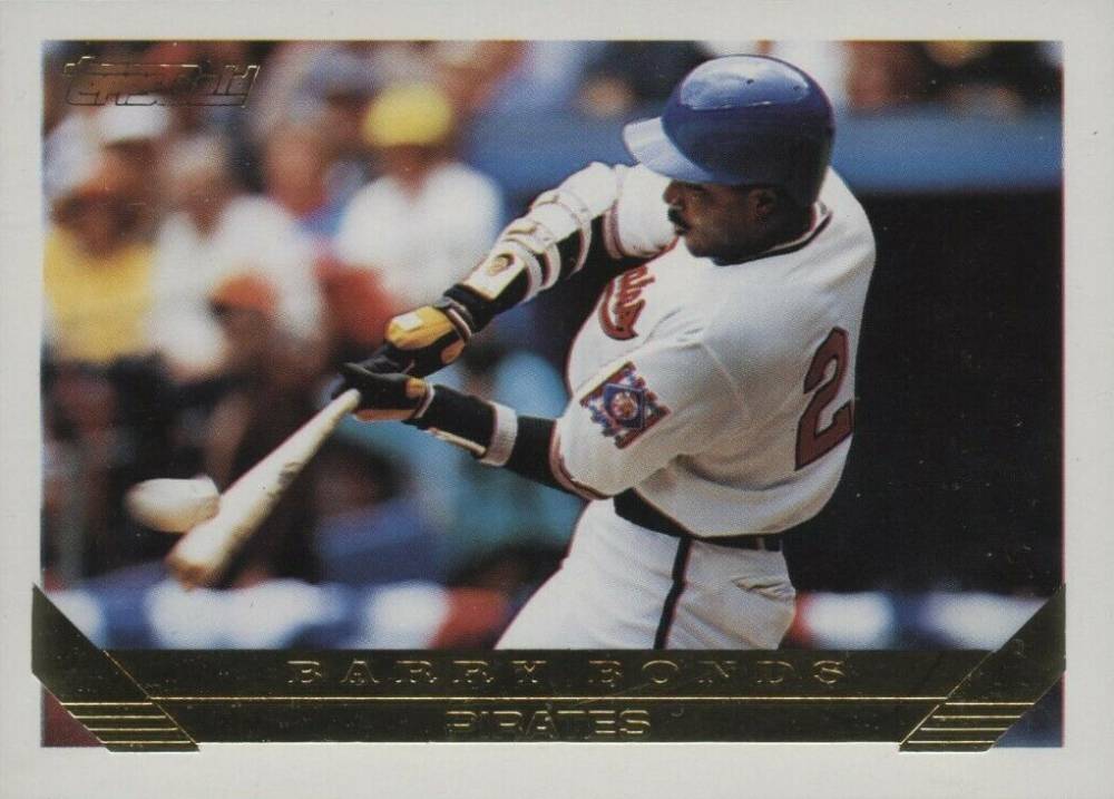 1993 Topps Gold Barry Bonds #2 Baseball Card