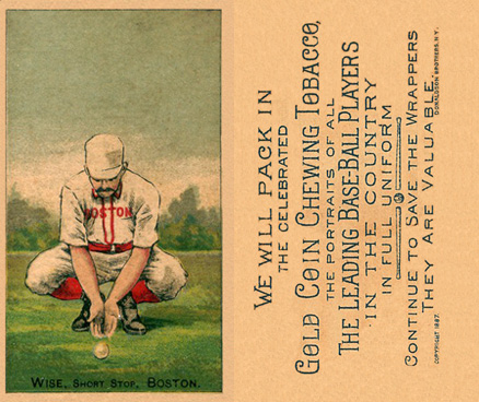 1887 Buchner Gold Coin Medoc Wise # Baseball Card
