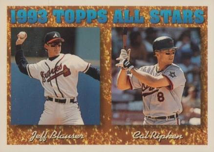 1994 Topps Jeff Blauser/Cal Ripken Jr. #387 Baseball Card