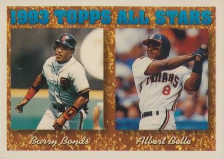 1994 Topps Barry Bonds/Albert Belle #390 Baseball Card