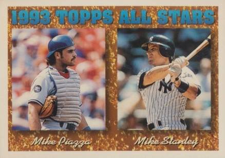 1994 Topps Mike Piazza/Mike Stanley #391 Baseball Card