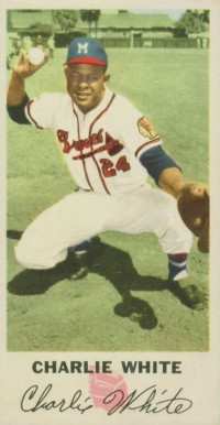 1954 Johnston Cookies Braves Charlie White #24 Baseball Card